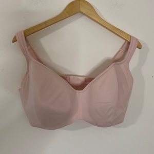 Cacique Lane Bryant Balconette Bra Pink Underwire Plus Size Padded Straps 40G